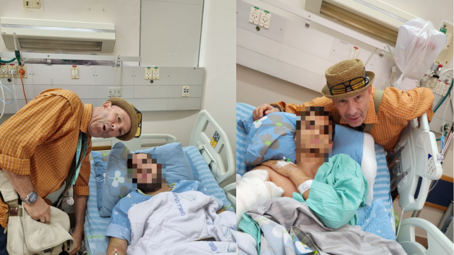 שולי ויקטור עם פצוע
