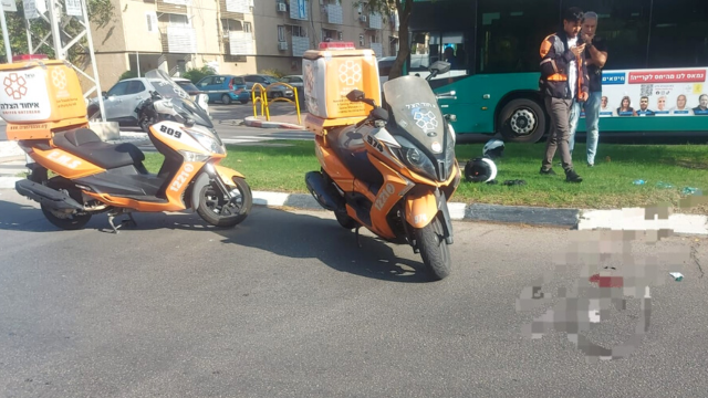 הולכת רגל נפצעה קשה בקרית מוצקין