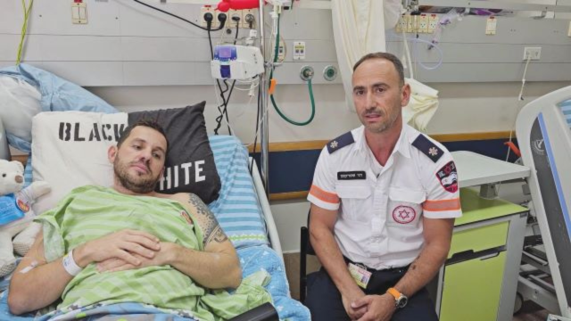 דני ופטר בבית החולים