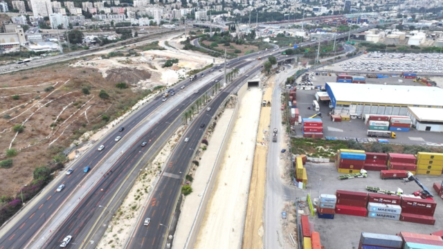 עבודות להקמת מסילת נמל המפרץ