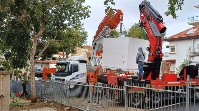 הצבת ממ"דים יבילים בקרית אתא