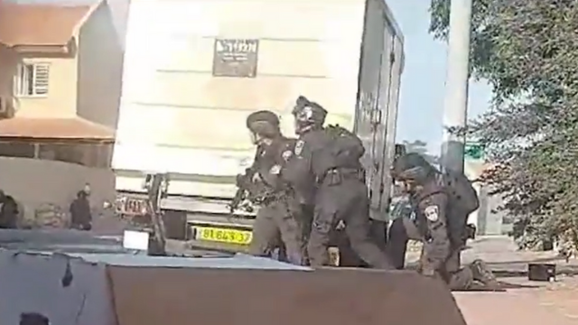 קרבות הירי באופקים בין שוטרים למחבלי חמאס ב-7 באוקטובר