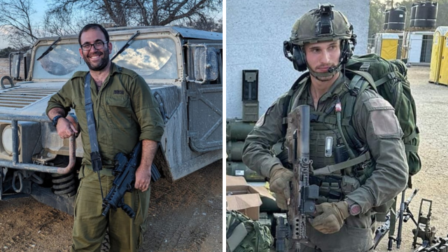 סרן (במיל') אליה יאנובסקי ורס"ר (במיל') ארי יחיאל זנילמן