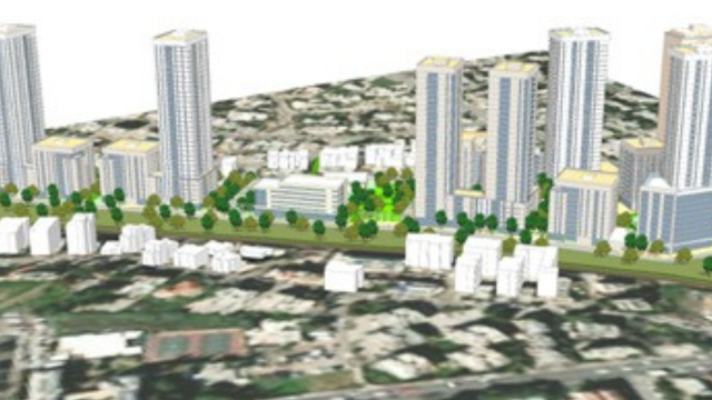 כך תיראה התכנית במתחם 'פינוי בינוי' ברחוב מעגלי יבנה בשכונת גוננים