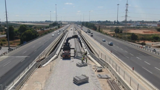 הנחת מסילות פרויקט הרכבת 431