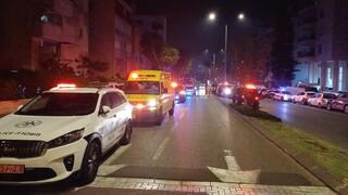 זירת האירוע ברחוב ריינס בנתניה