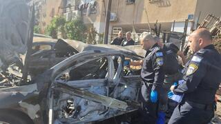 זירת האירוע ברחוב יצחק בן חנן בנתניה