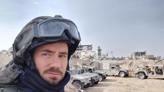 ד"ר ליאור בן צבי במילואים בעזה