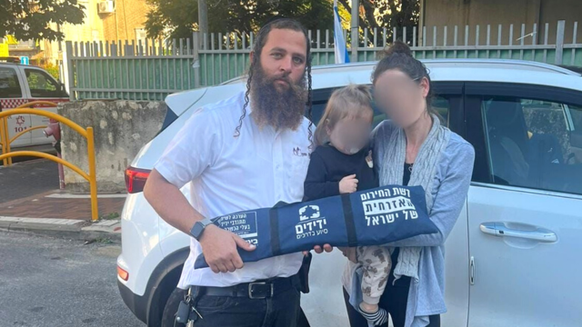 תינוק חולץ ללא פגע בקרית מוצקין