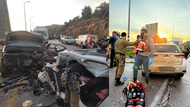 זירת התאונה