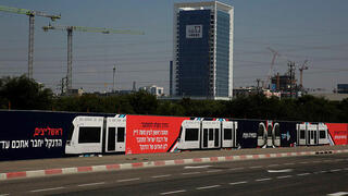 עבודות הרכבת הקלה בראשון לציון. הקו האדום