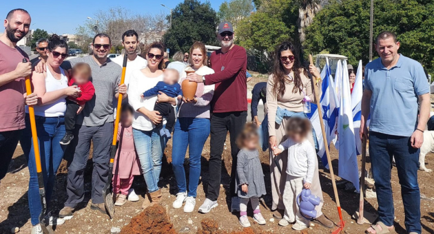 טקס הנחת אבן הפינה בעין כרמל