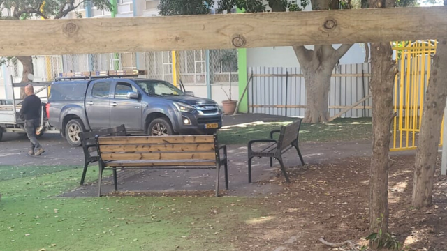 העבודות בשטח החלו, בית הספר הבונים השבוע 