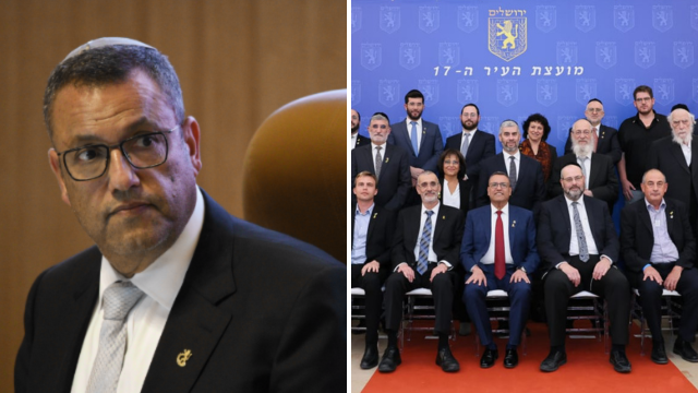 ליאון וחברי המועצה החדשה