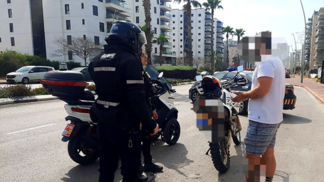 מבצע אכיפה של משטרת חדרה
