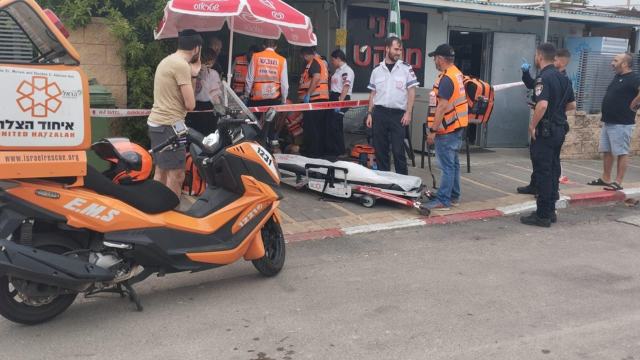 זירת הרצח בקרית אתא