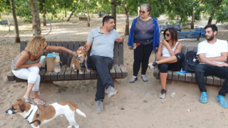 מפגש בגינת הכלבים