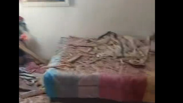 נפילת רסיסים בבית בהרצליה