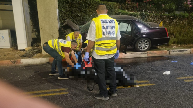 זירת התאונה
