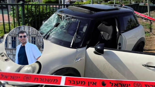 רכבו של הנהג החשוד    