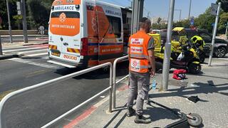 מזירת התאונה בבת ים
