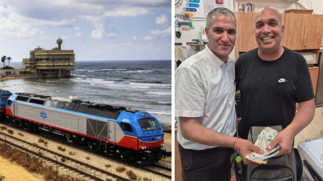 ניסים בו אור והכסף שנמצא ברכבת