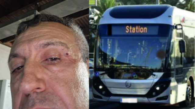 מטרונית והנהג שהותקף