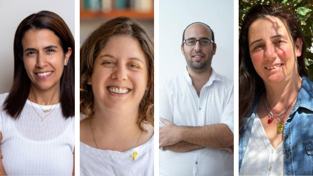מימין: אורלי ביטון, אריאל טיבי, יערה רוזנבליט, טל עוזר-ברגר