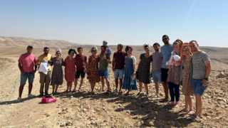 ראשוני המתיישבים בשטח בו יקום כפר הסטודנטים 