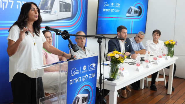 אירוע לציון שנה להפעלת הרכבת הקלה