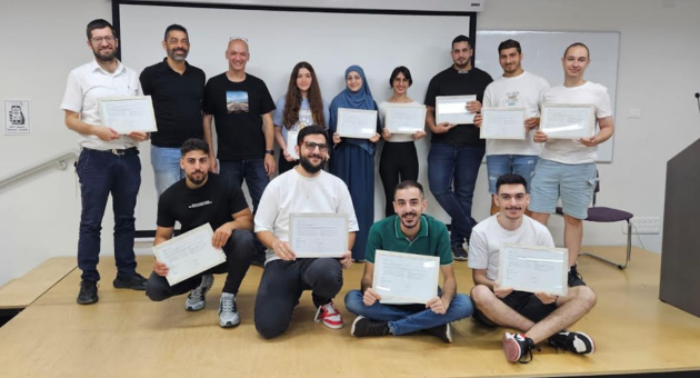 טקס הענקת הדיפלומות לסטודנטים במגמת הנדסת תוכנה