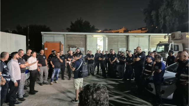 המפגש עם אנשי אגף הביטחון פתח תקוה