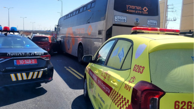 תאונת דרכים במחלף פולג