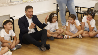 דנילוביץ' עם תלמידי באר שבע