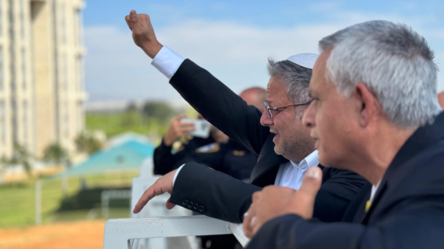 בן גביר בסיור בכפר יונה
