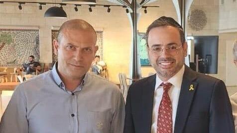 רונן יחד עם שר הבריאות אוריאל בוסו