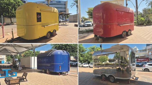 הפודטראקים בטיילת בן גוריון בקרית מוצקין
