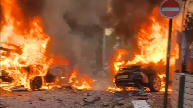 פגיעת רקטה בקרית ביאליק