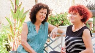 פלג (מימין) וצור. "אנשים לא יודעים מאיפה זה בא להם" 