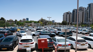 חניון מלא בבית החולים סורוקה