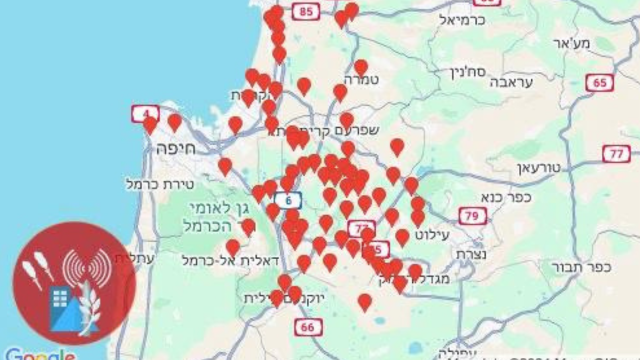 מפת ההתרעות המעודכנת