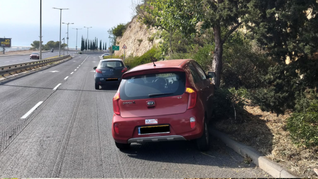 התאונה בכביש פרויד בחיפה