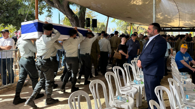 הלוויה של סרן ברק ישראל סגן