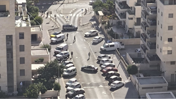 רכב ממולכד ברחוב שבזי בקרית מוצקין