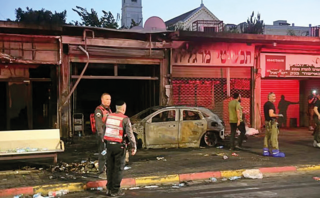 הפיצוץ שהוביל לשריפה בחנות הבגדים ברמלה