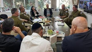ביקור אלוף פיקוד העורף בעיריית חדרה