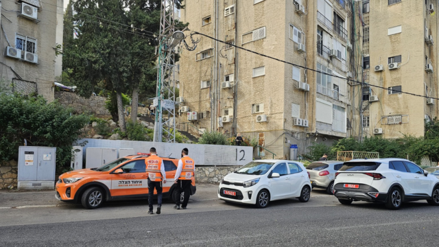 פצועה בינוני רחוב החשמל חיפה 17.11.24