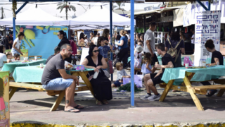 קבלת שבת בשוק של באר שבע