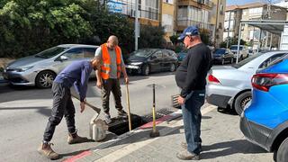 עבודות תחזוקה לקראת החורף בבת ים