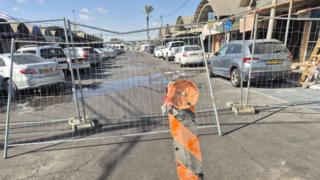עבודות וחסימות בשוק העירוני של באר שבע